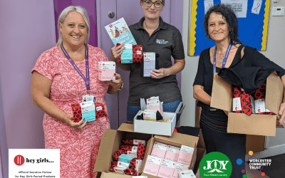Worcester Community Trust partners with Hey Girls UK to help put an end to period poverty