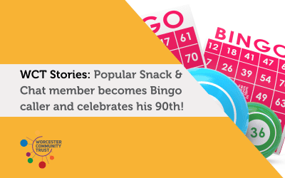 Popular Snack & Chat member becomes Bingo caller and celebrates his 90th!
